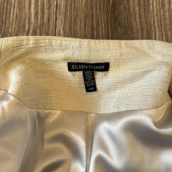 Eileen Fisher Elegant Gray Women's Coat size Large - Picture 6 of 7